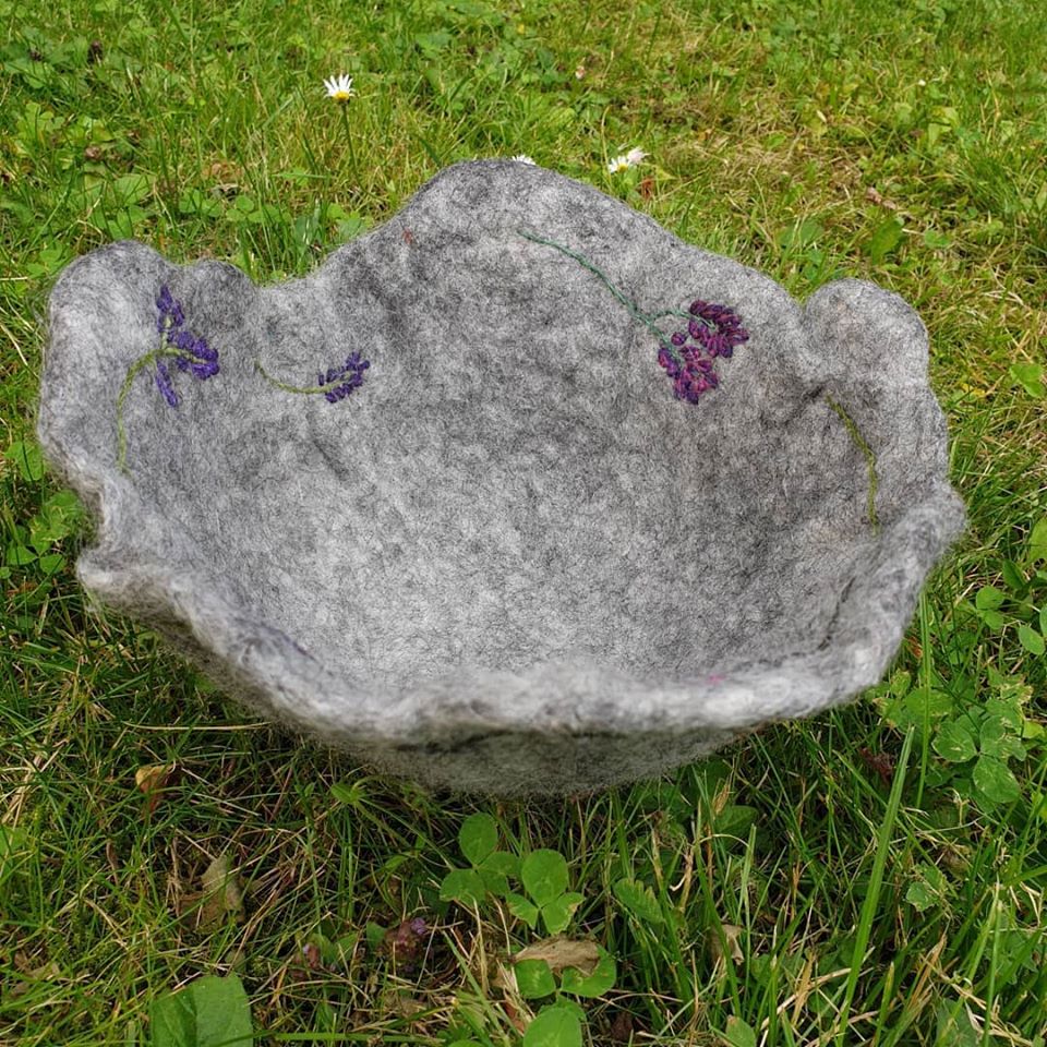 Skål till lavendelpåsar