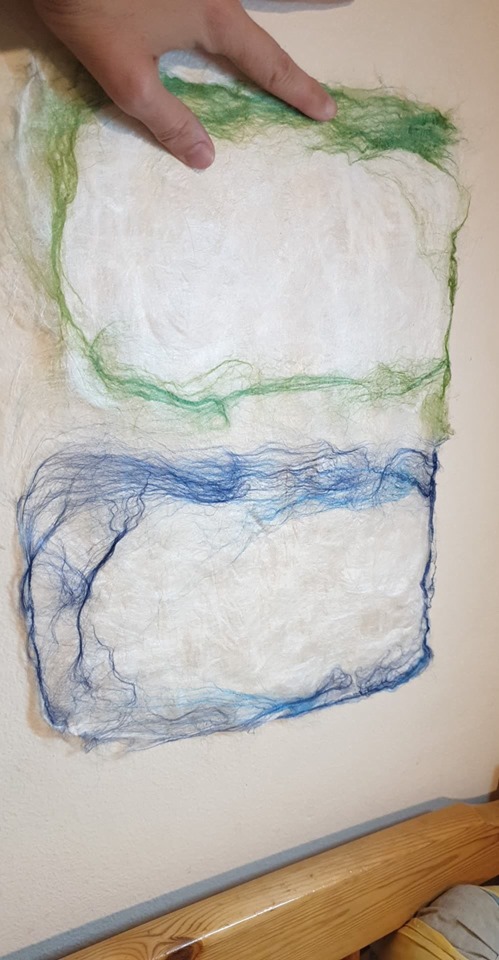 Skrivbart silkepapper